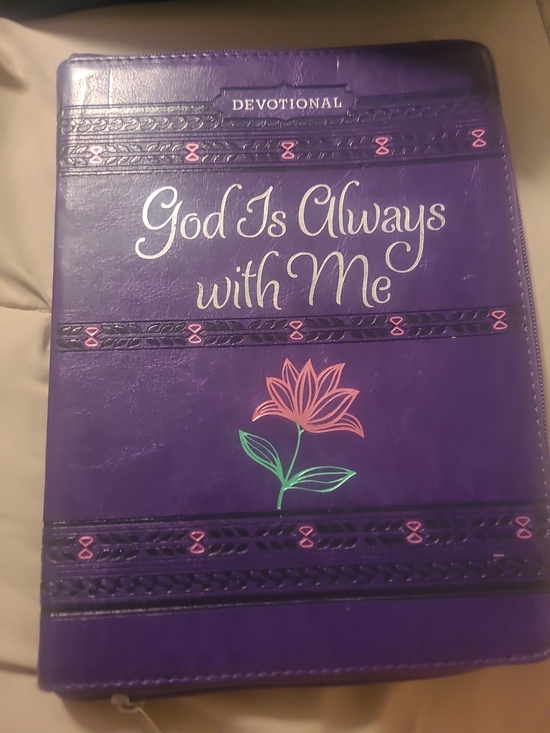 The Unbranded Brand Other - God Is Always With Me Devotional Coffee Table Book - Purple
